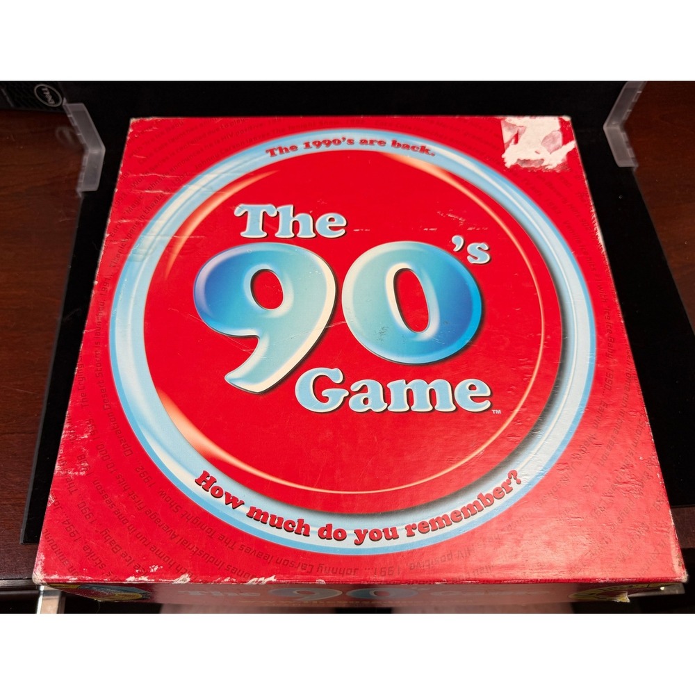 The 90s Game Board Game Trivia 1990-1999‎ Nostalgia Intellinative 2003 Complete